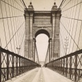 Suspension bridge over Ohio River