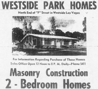 1949 Advertisement Westside Park