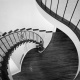 Staircase view from second level: Library of Congress, Historic American Building Survey, Tavo Olmos, photographer, September 2005