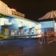 La Concha Motel, exterior south view, night, ca. 1980s-90s: Courtesy Nevada State Museum, Las Vegas