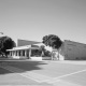 Roosevelt Naval Base, Recreation and Bowling Alley, facing SW: Photographer: William B. Dewey, Library of Congress Prints and Photographs Division; Historic American Buildings Survey: HABS CAL, 19-LongB, 3N-1