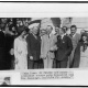 from L to R, Grace Coolidge, John Drew, President Calvin Coolidge, and Al Jolson, 1924: National Photo Company Collection, Library of Congress