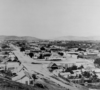 early view of LA