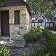 Stanwyck Residence, kitchen window and pool changing room: Photographer Melissa Brown Bidermann, 2011. Courtesy of The Oakridge Estate Park.