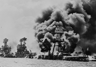 U.S. battleships damaged 
