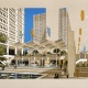 View of Esplanade, 1961: Copyright Carlos Diniz. Image courtesy of Edward Cella Art+Architecture. Paul R. Williams and David Jacobson, Architects.