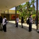 Marina del Rey Middle School, courtyard: Photograph David Horan, 2010, Paul Revere Williams Project