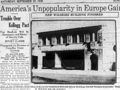 Edwin Building, 1928, Santa Monica, CA.: Evening Outlook