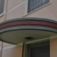 Loomis Manor, exterior door canopy: Photographer, Sam Brackstone, 2010, Paul Revere Williams Project