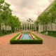 MCA/Litton Industries, Fountain and Courtyard: Photographer, David Horan, 2010, Paul Revere Williams Project