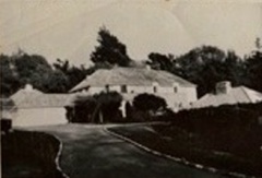 North Drive approaching front: Courtesy of Keith Coplen, 1950s family photograph