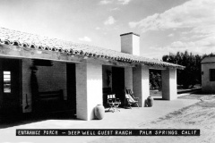 Deep Well Ranch, exterior: historic photograph 1928, Palm Springs Life