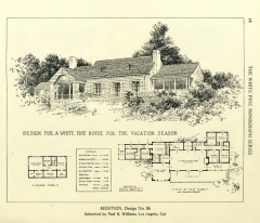 Rendering, Vacation Home: White Pine Series of Architectural Monographs, Vol. IV, No. 4, 1918, pg. 16