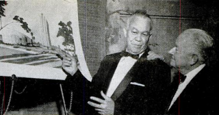 Williams with Dr Earnest Holmes
