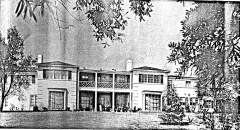 Seth Hart Residence, Holmby Hills, CA: Seth Hart residence exterior, Arts & Decoration vol. 41, 1934, Associated Photographers