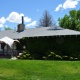 Tharpe Brinkerhoff House, exterior, backyard: Photographer, Sam Brackstone, 2010, Paul Revere Williams Project