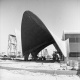 La Concha Motel under construction, June 9, 1961: Photographer J. Florian Mitchell, Courtesy Nevada State Museum, Las Vegas