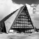 Guardian Angel Cathedral, under construction, ca. summer 1963: Photographer, Jay Florian Mitchell, Courtesy of Nevada State Museum, Las Vegas