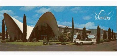 La Concha Motel, Las Vegas, NV, Vintage postcard: Image courtesy of the Doumani Family and The Neon Museum