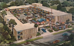 Rendering for Arroyo Motor Hotel: Advertising ephemera from Places in California.com