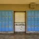 Marina del Rey Middle School, paint colors restored: Photograph David Horan, 2010, Paul Revere Williams Project