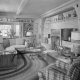 Bert Lahr Residence, Living room: Photographer: Maynard L. Parker, The Huntington Library, San Marino, California