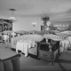 Perino's Restaurant, Dining room, 1964: Photographer: Maynard L. Parker, The Huntington Library, San Marino, California