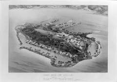 Coconut Island Club International, Hawaii: Photographer: Maynard L. Parker, 1940. The Huntington Library, San Marino, California