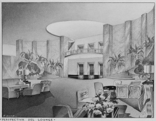 South American hotel interior