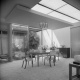 Residence, Mrs. Leslie Lumley, Dining room, 1958: Photographer: Maynard L. Parker, The Huntington Library, San Marino, California