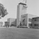 Roosevelt Naval Base, Administration Building, 1944: Photographer: Maynard L. Parker, The Huntington Library, San Marino, California